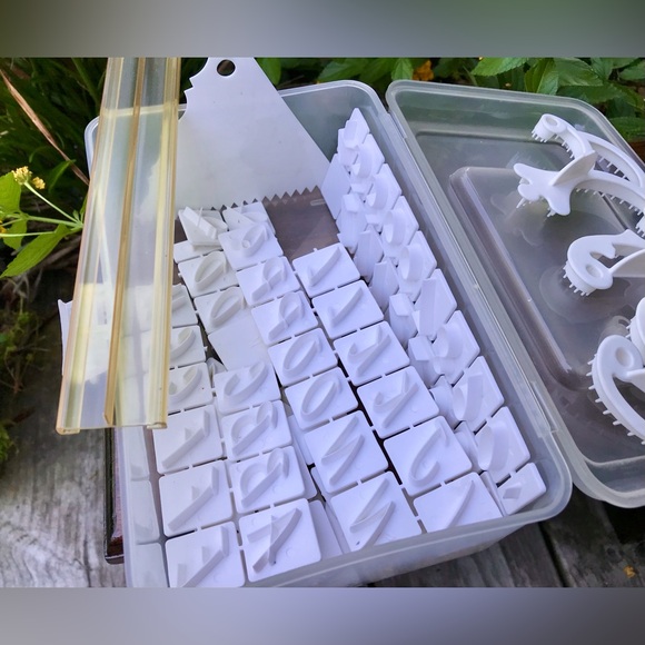 Cake Decorating Kit Alphabet Tracing Stencil Cupcake Filling Tools As Shown - Picture 2 of 13